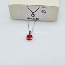 Lade das Bild in den Galerie-Viewer, SWAROVSKI Birthstone Halskette Anhänger Juli, Rot, Rhodiniert 5652043
