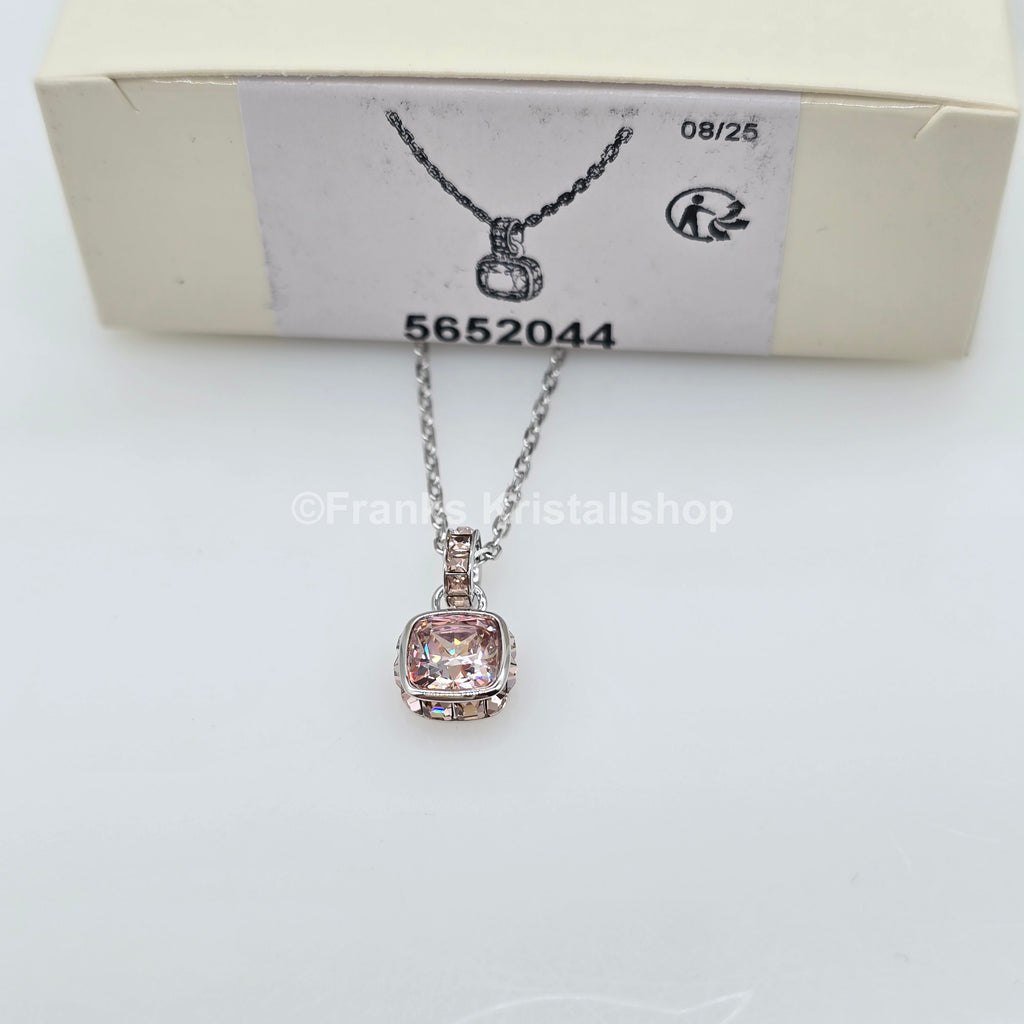 SWAROVSKI Birthstone Halskette Anhänger Juni, Rosa, Rhodiniert 5652044