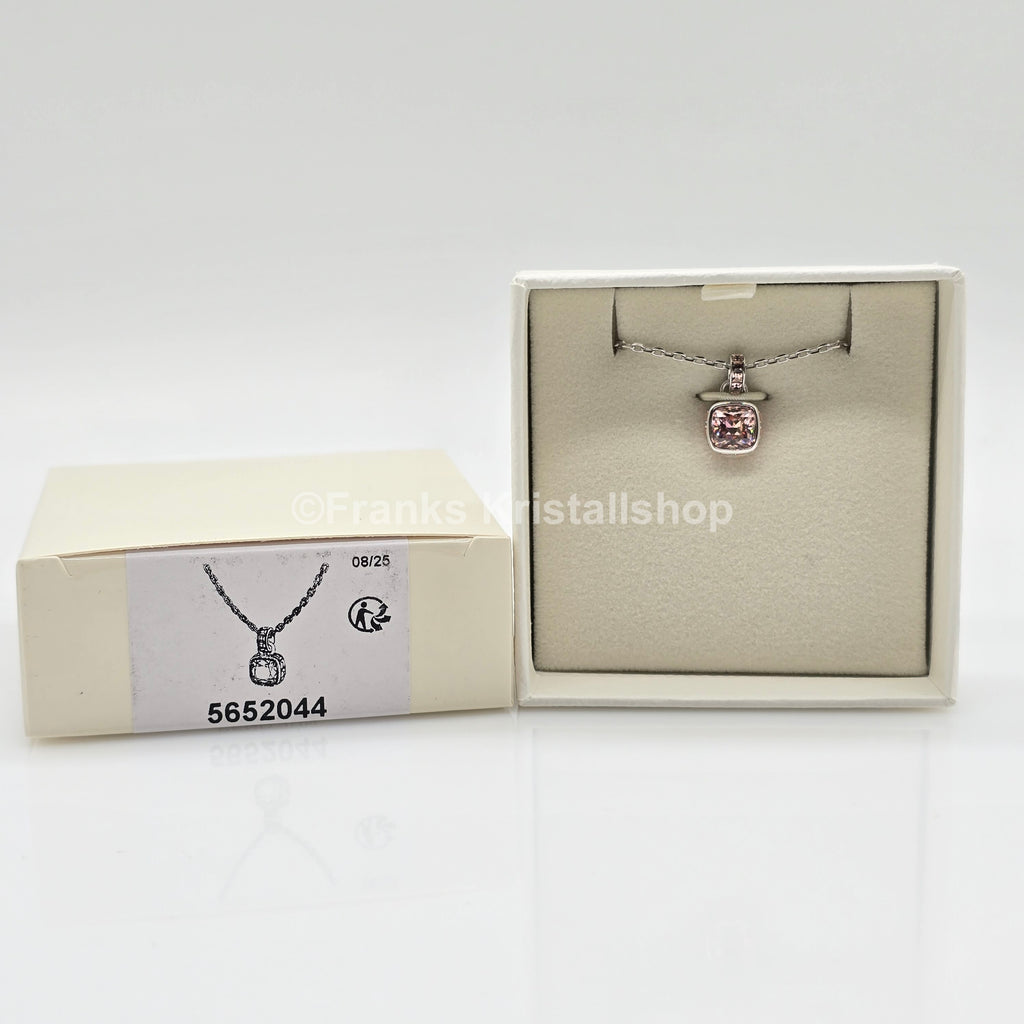 SWAROVSKI Birthstone Halskette Anhänger Juni, Rosa, Rhodiniert 5652044