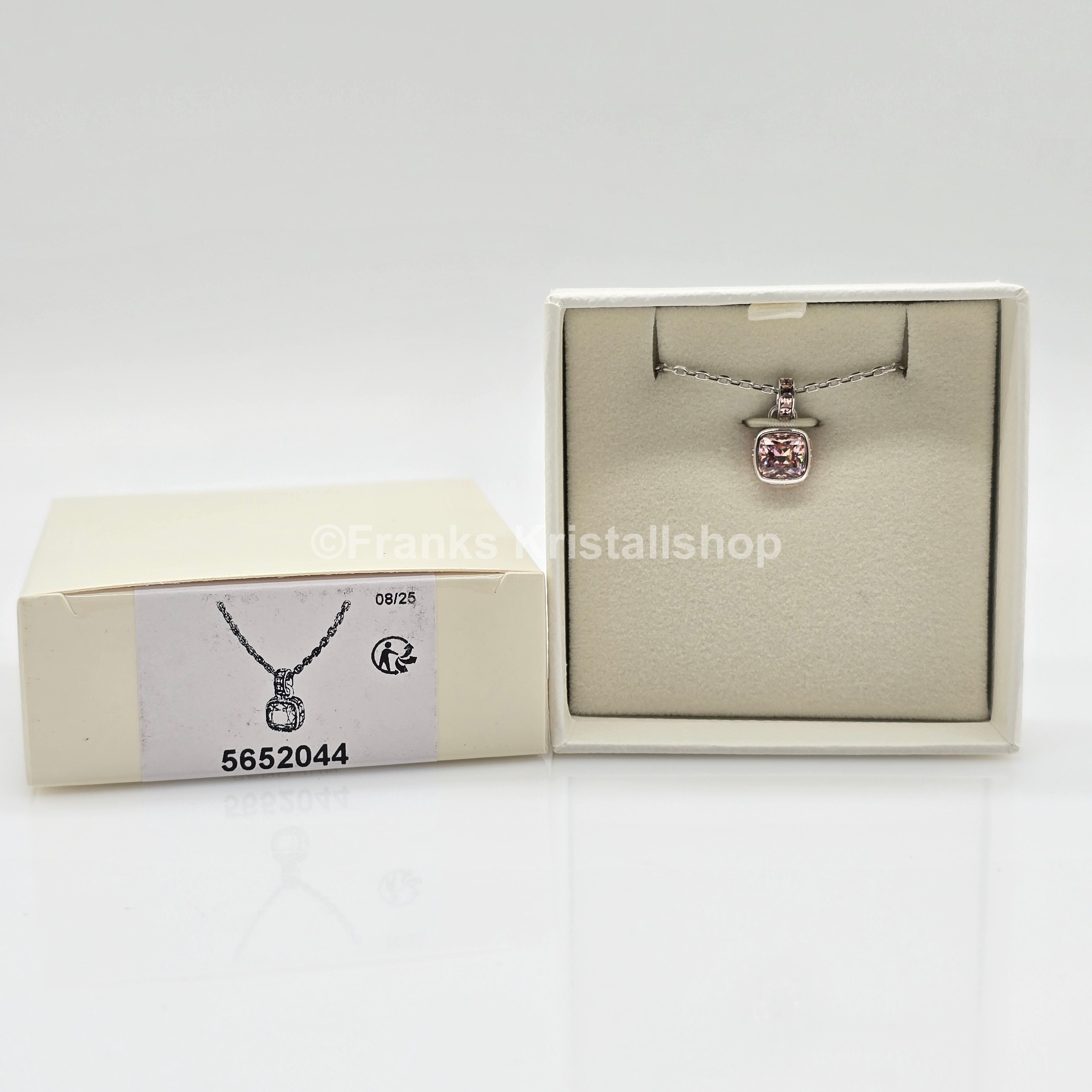 SWAROVSKI Birthstone Halskette Anhänger Juni, Rosa, Rhodiniert 5652044