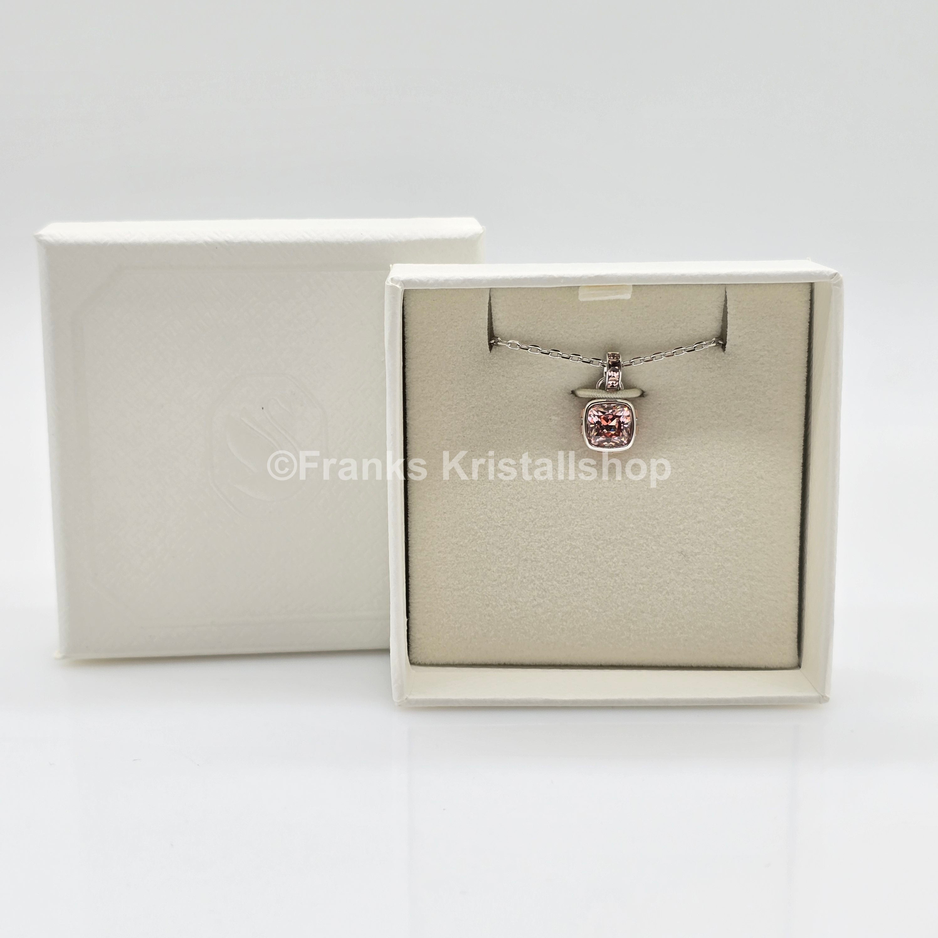 SWAROVSKI Birthstone Halskette Anhänger Juni, Rosa, Rhodiniert 5652044