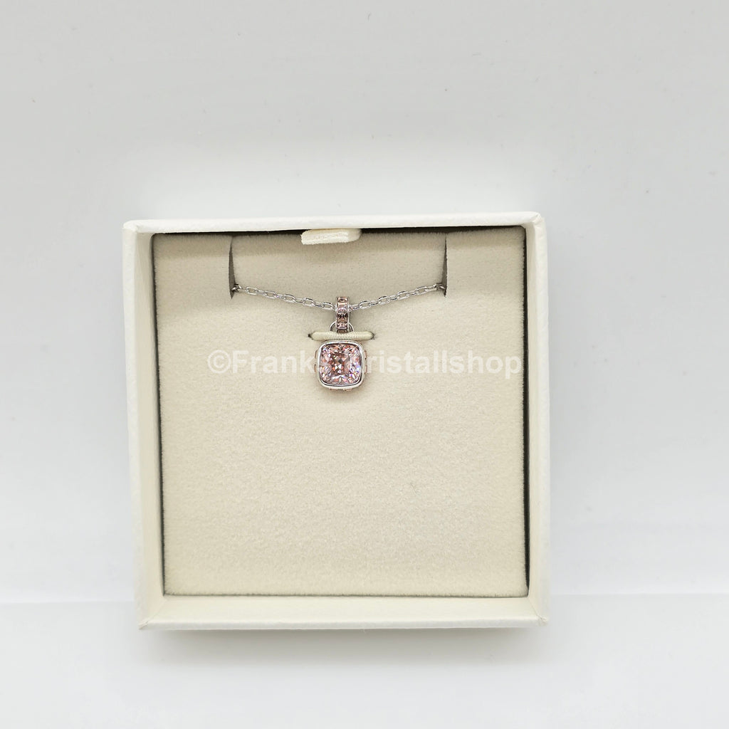 SWAROVSKI Birthstone Halskette Anhänger Juni, Rosa, Rhodiniert 5652044