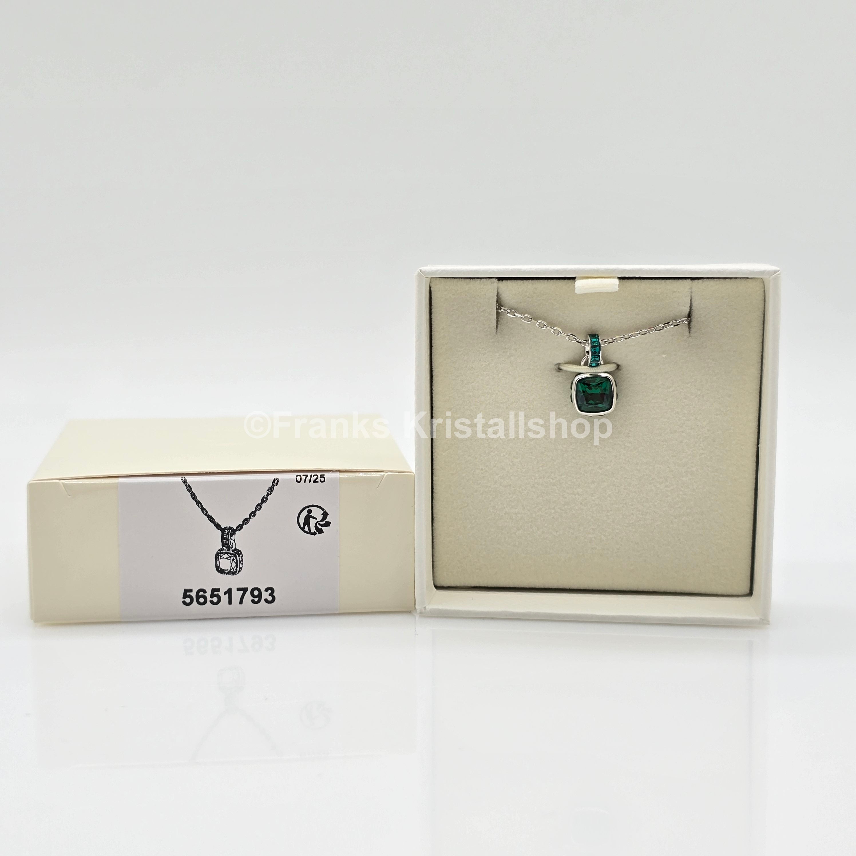 SWAROVSKI Birthstone Halskette Anhänger Mai, Grün, Rhodiniert 5651793