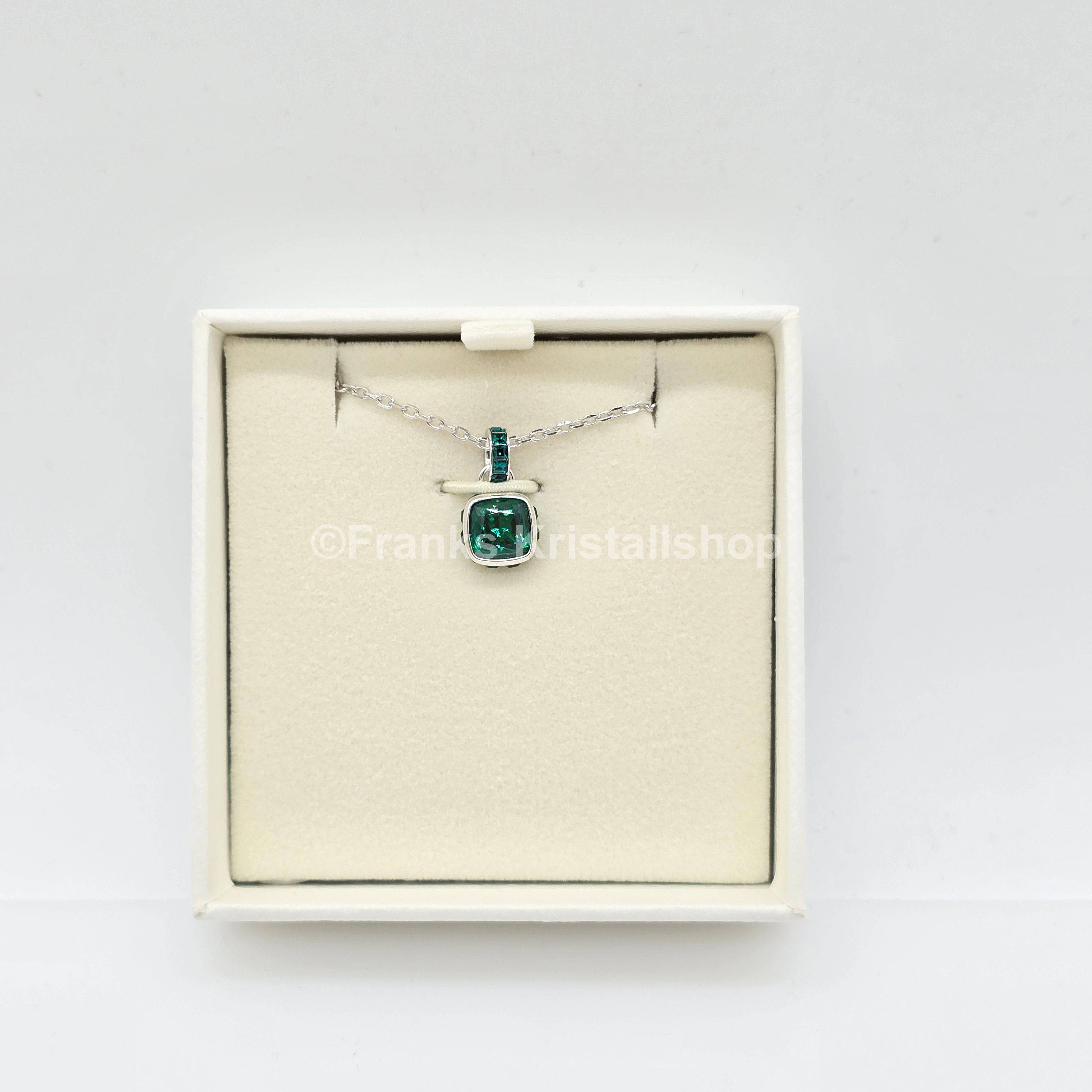 SWAROVSKI Birthstone Halskette Anhänger Mai, Grün, Rhodiniert 5651793