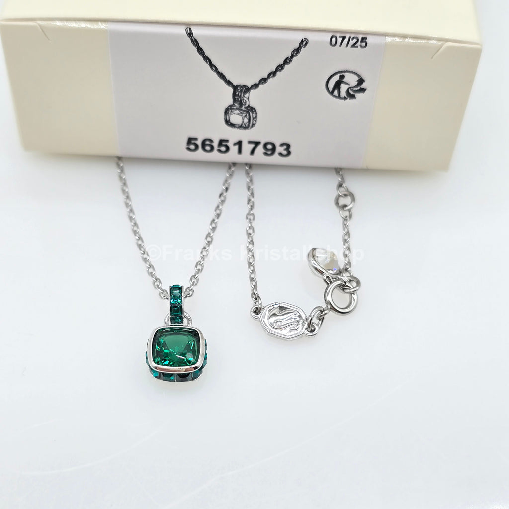 SWAROVSKI Birthstone Halskette Anhänger Mai, Grün, Rhodiniert 5651793