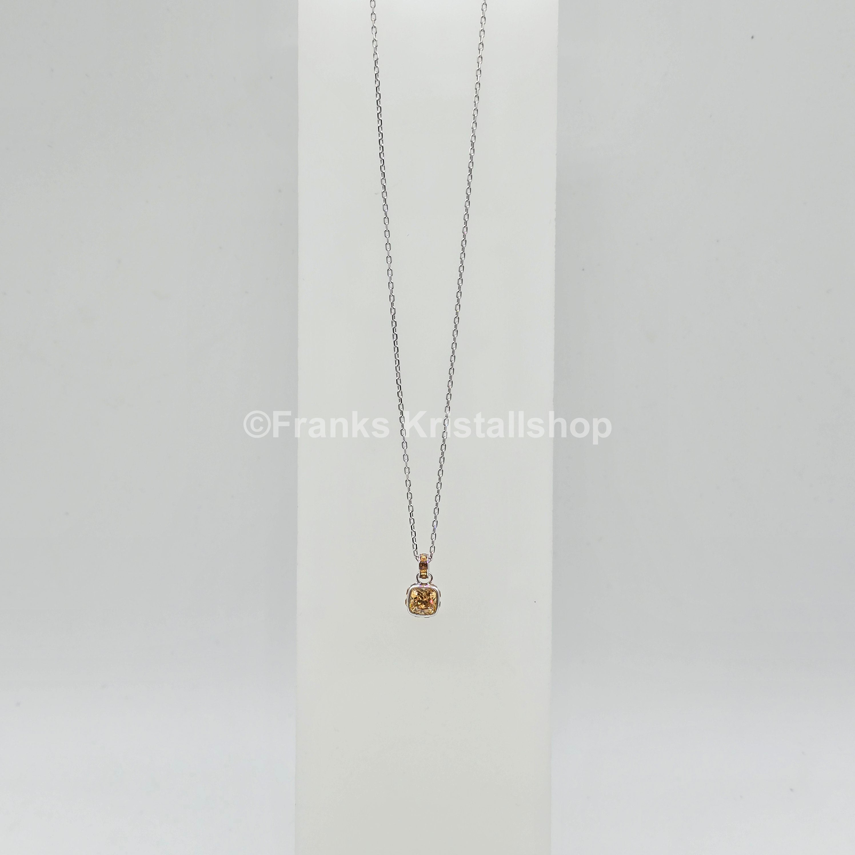 SWAROVSKI Birthstone Halskette November, Gelb, Rhodiniert 5651792