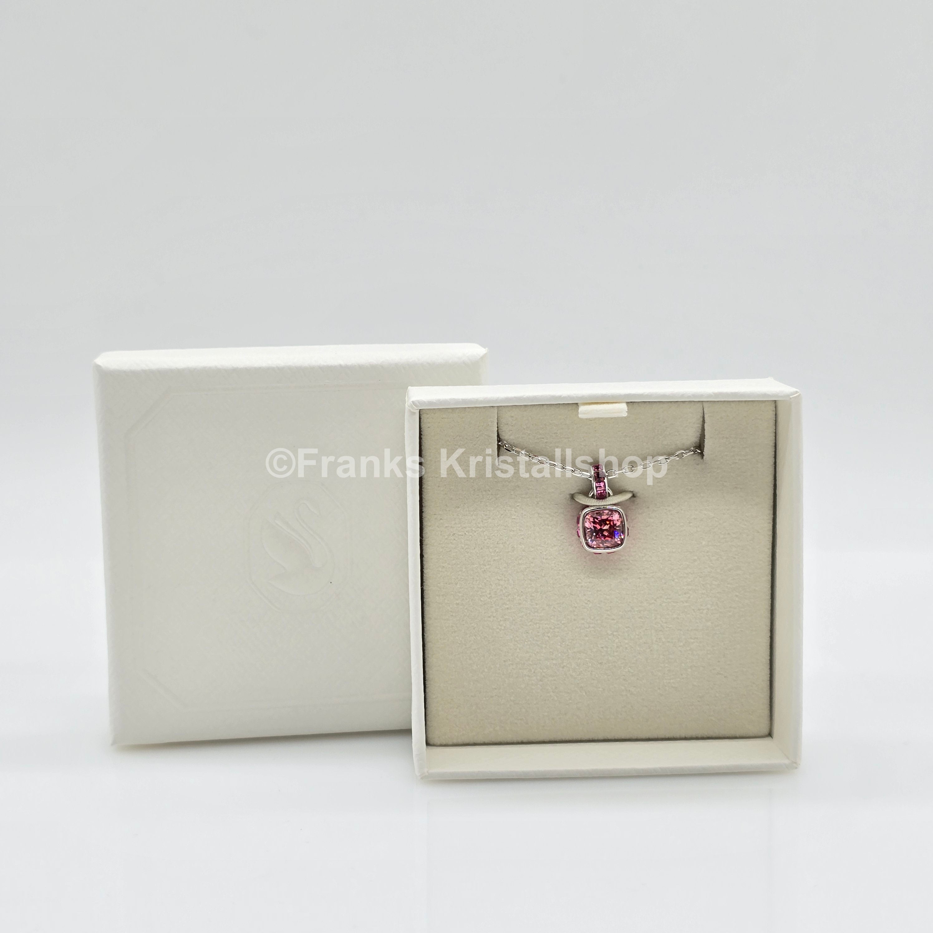SWAROVSKI Birthstone Halskette Anhänger Oktober, Rosa, Rhodiniert 5651791