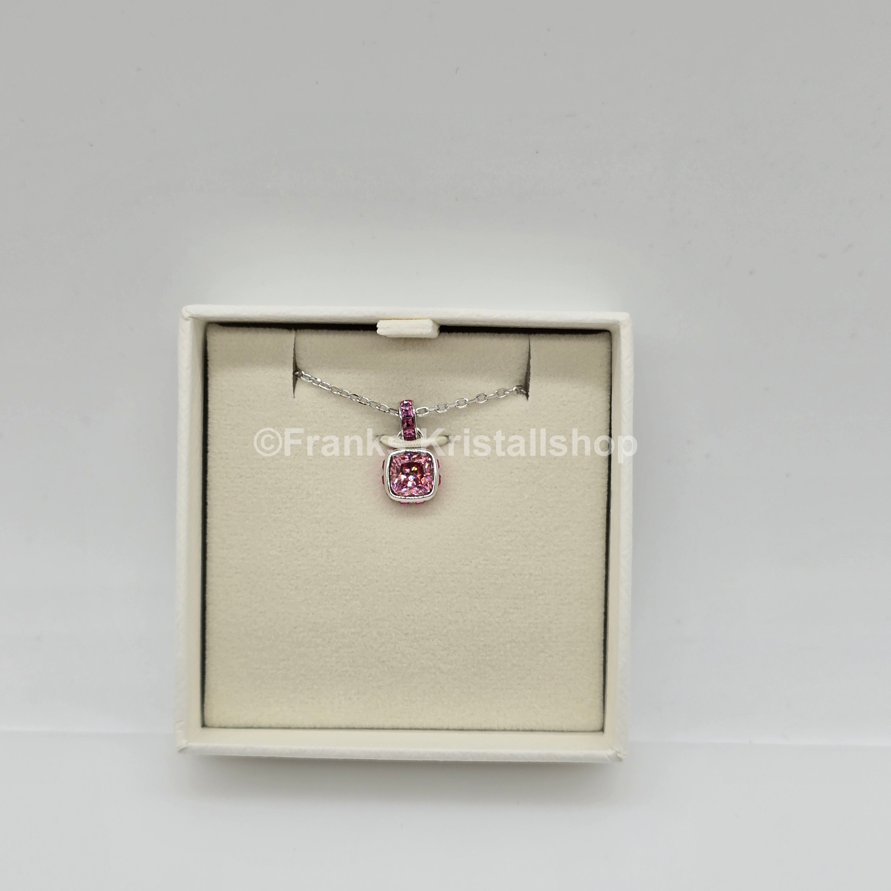 SWAROVSKI Birthstone Halskette Anhänger Oktober, Rosa, Rhodiniert 5651791