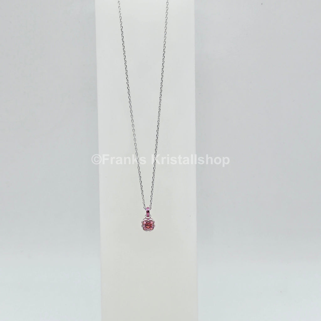 SWAROVSKI Birthstone Halskette Anhänger Oktober, Rosa, Rhodiniert 5651791
