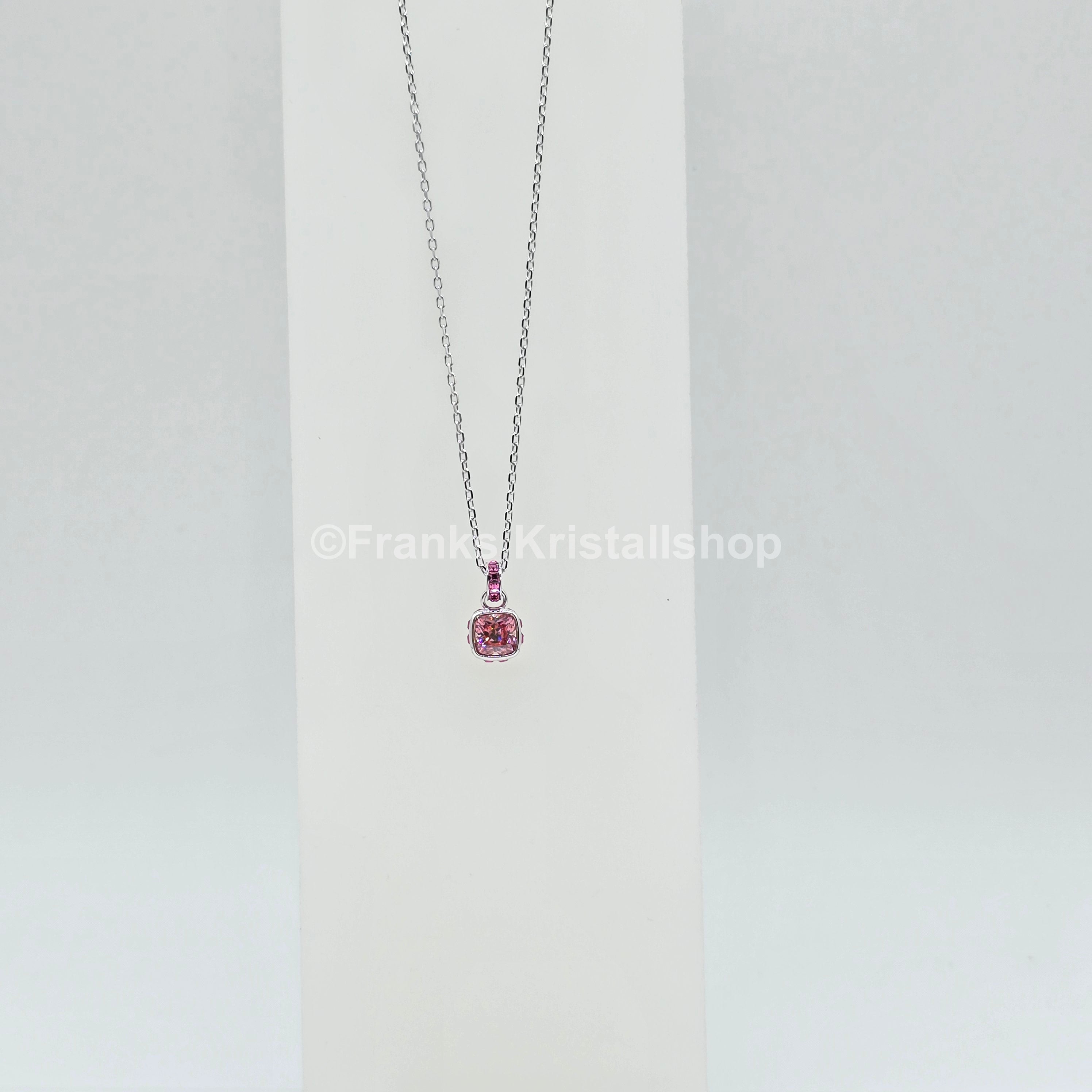 SWAROVSKI Birthstone Halskette Anhänger Oktober, Rosa, Rhodiniert 5651791