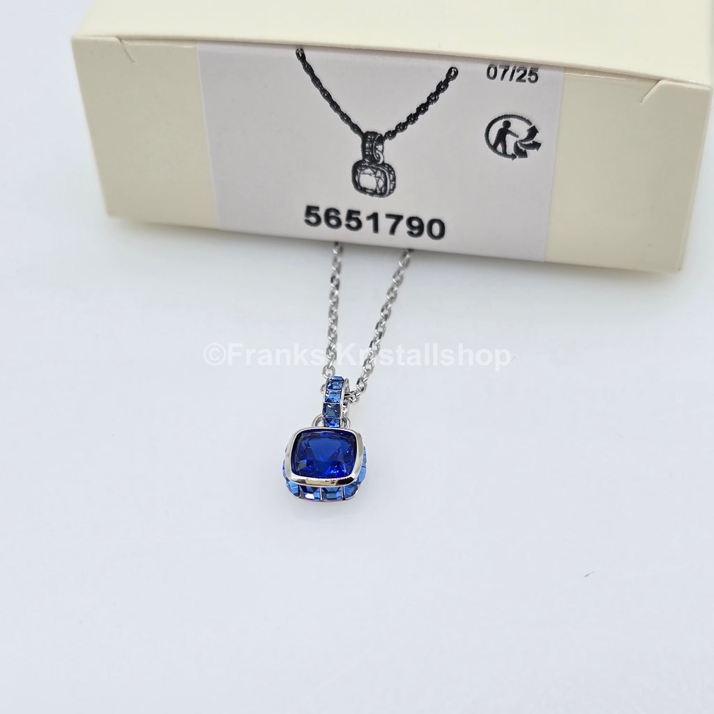 SWAROVSKI Birthstone Halskette September Blau Rhodiniert 5651790