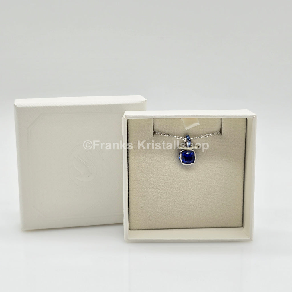 SWAROVSKI Birthstone Halskette September Blau Rhodiniert 5651790