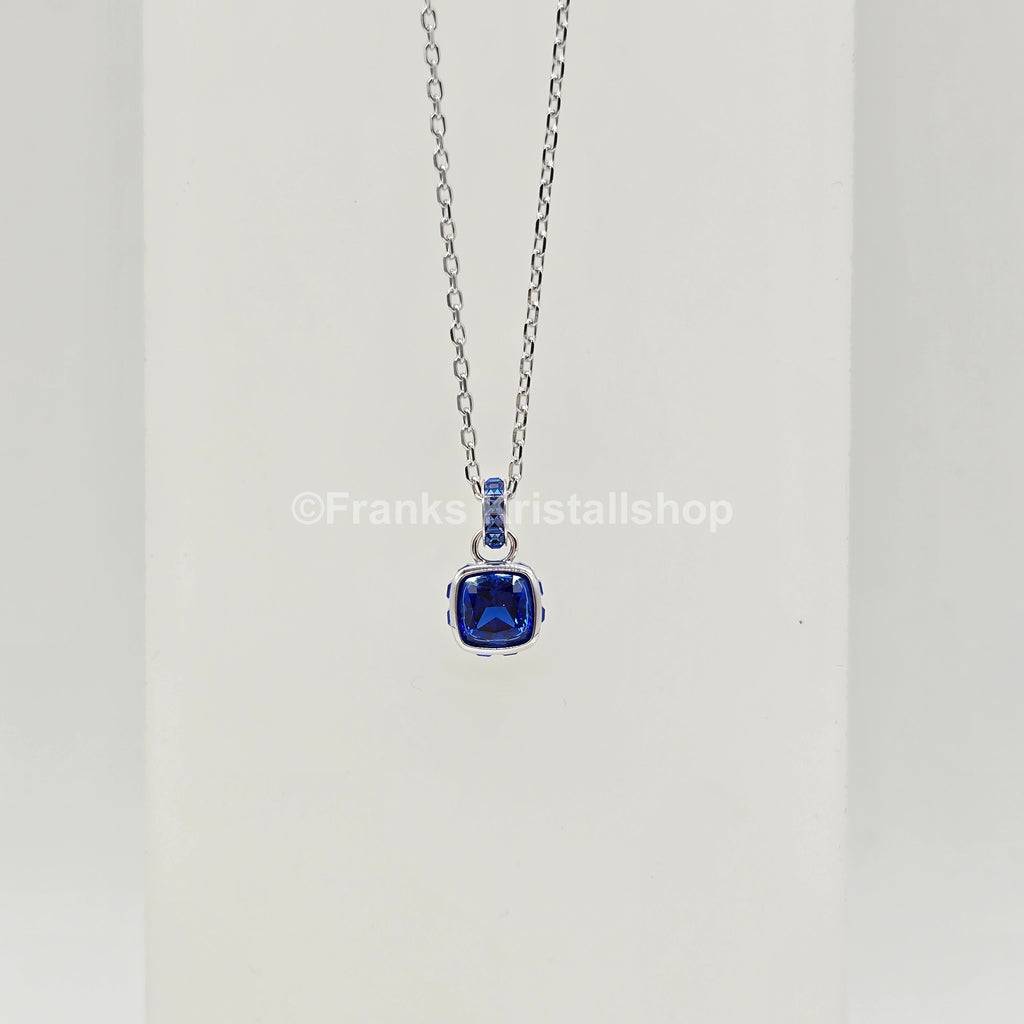 SWAROVSKI Birthstone Halskette September Blau Rhodiniert 5651790