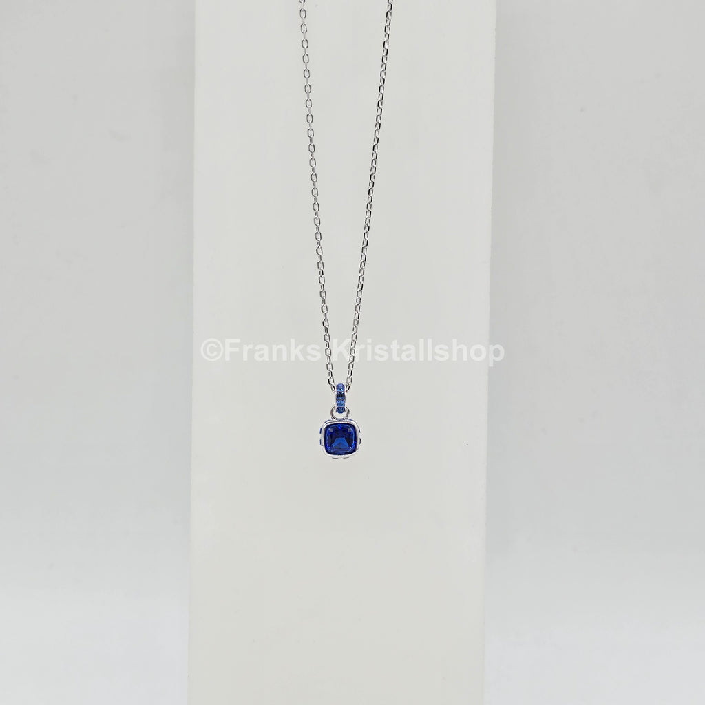 SWAROVSKI Birthstone Halskette September Blau Rhodiniert 5651790