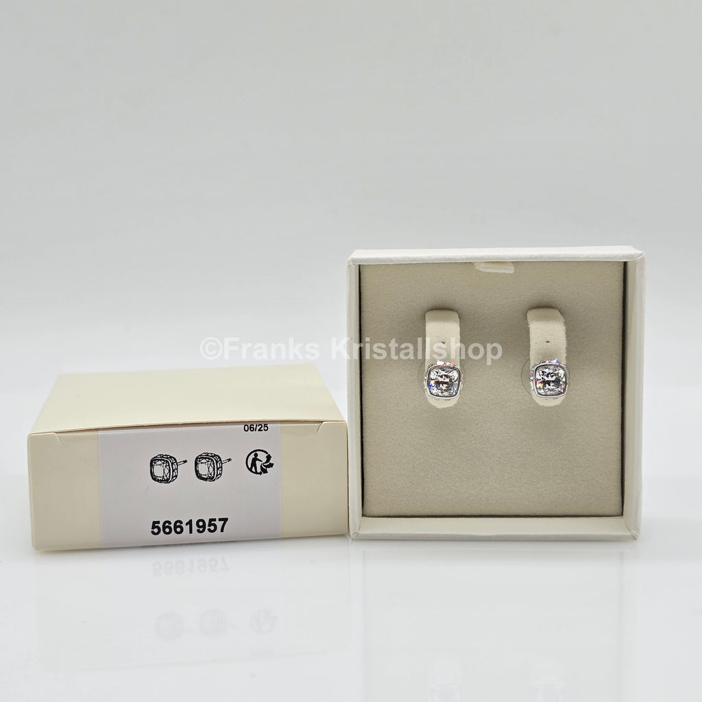 SWAROVSKI Birthstone Ohrstecker, April, Weiß, Rhodiniert 5661957