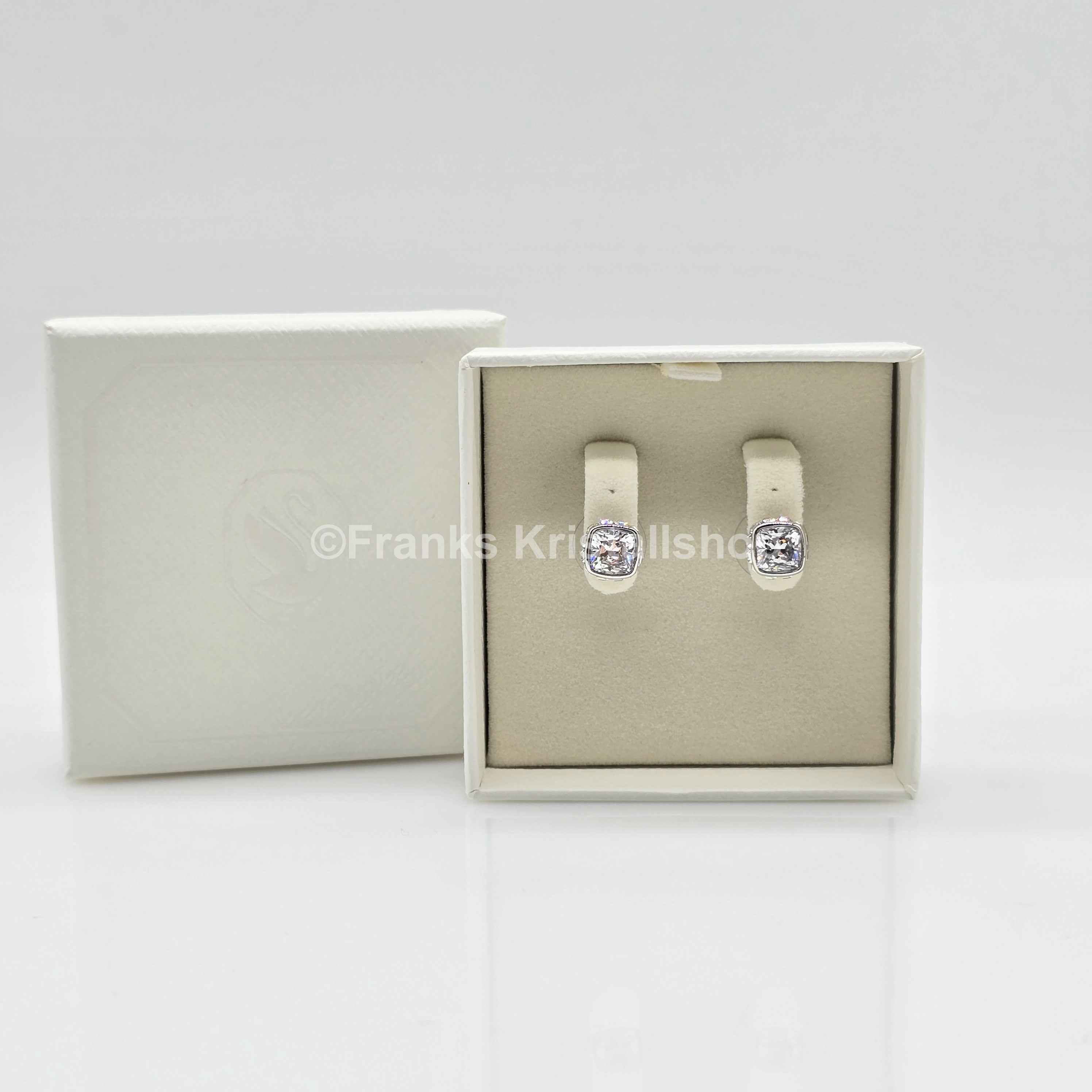 SWAROVSKI Birthstone Ohrstecker, April, Weiß, Rhodiniert 5661957