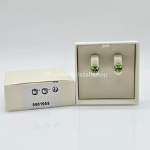 Lade das Bild in den Galerie-Viewer, SWAROVSKI Birthstone Ohrstecker, August, Grün, Rhodiniert 5661958
