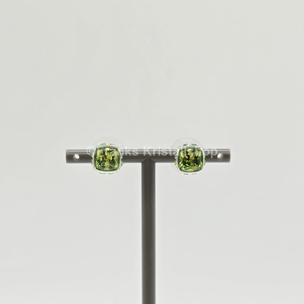 SWAROVSKI Birthstone Ohrstecker, August, Grün, Rhodiniert 5661958