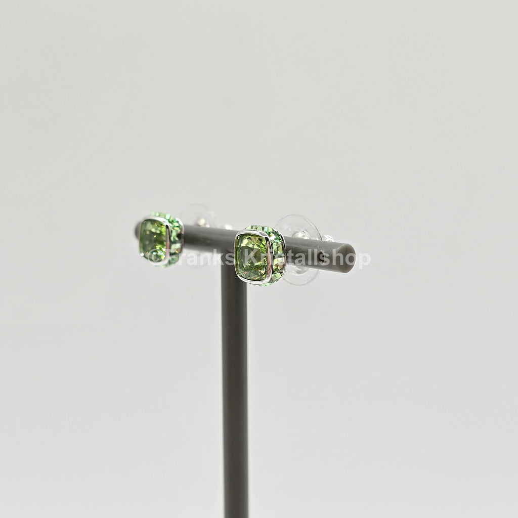 SWAROVSKI Birthstone Ohrstecker, August, Grün, Rhodiniert 5661958