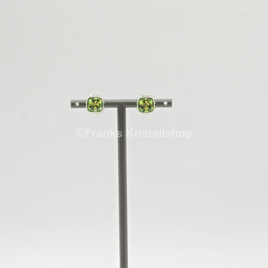 SWAROVSKI Birthstone Ohrstecker, August, Grün, Rhodiniert 5661958