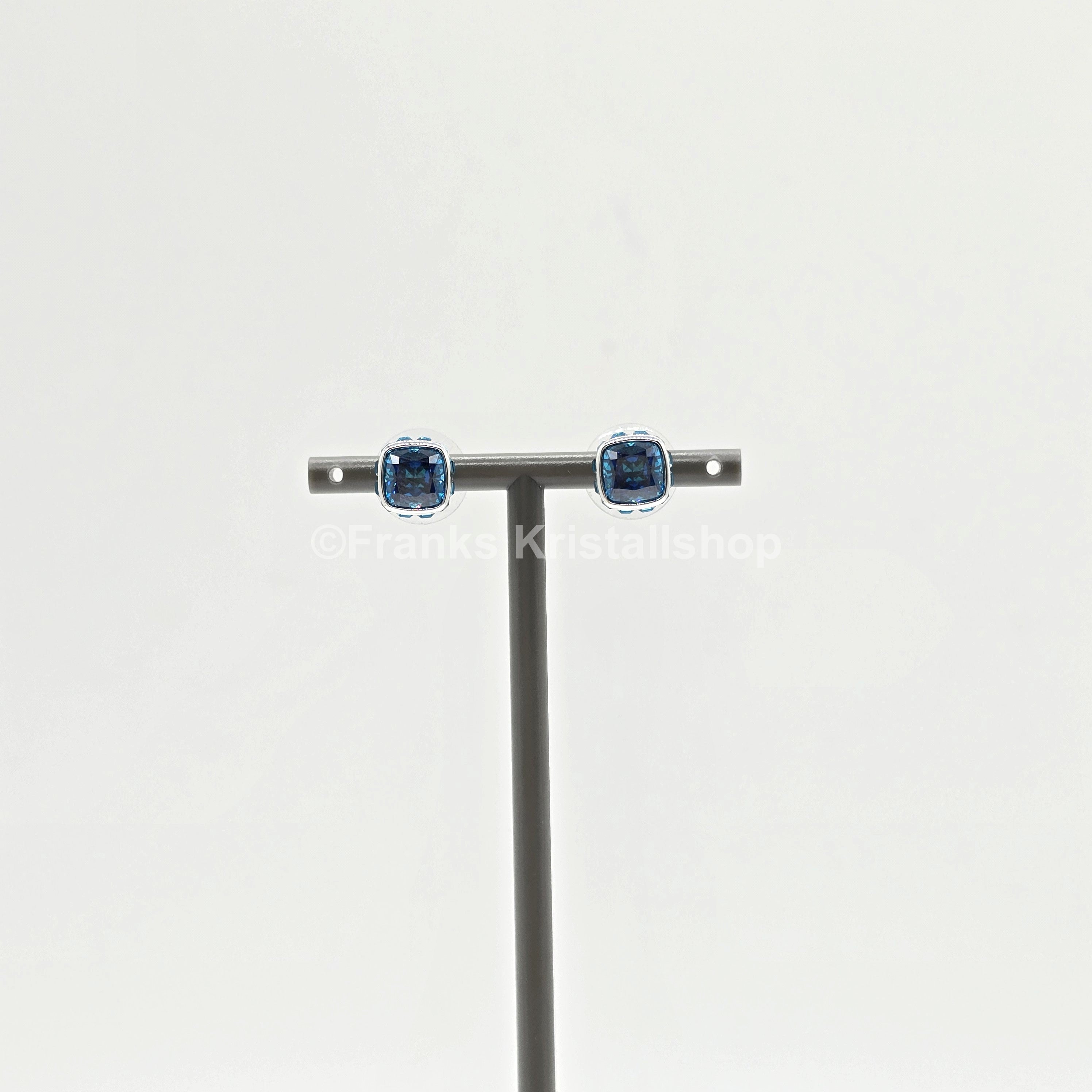 SWAROVSKI Birthstone Ohrstecker, Dezember, Blau, Rhodiniert 5660796