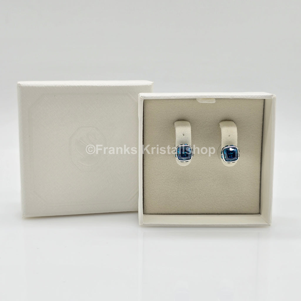 SWAROVSKI Birthstone Ohrstecker, Dezember, Blau, Rhodiniert 5660796