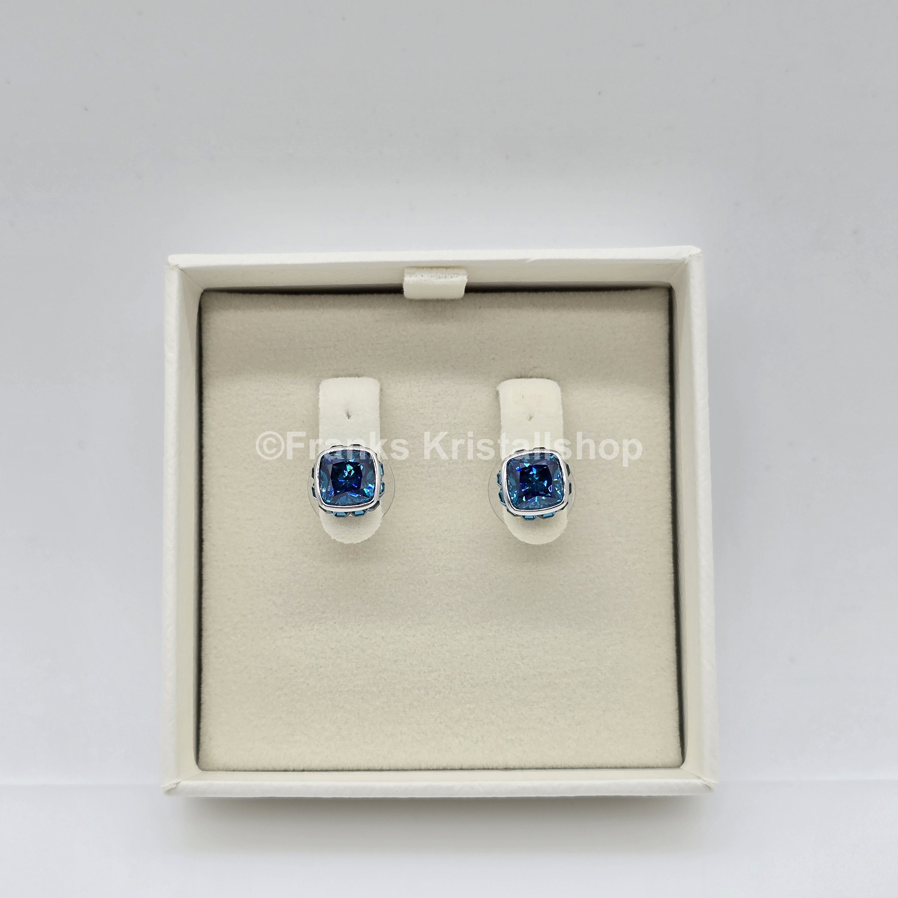 SWAROVSKI Birthstone Ohrstecker, Dezember, Blau, Rhodiniert 5660796