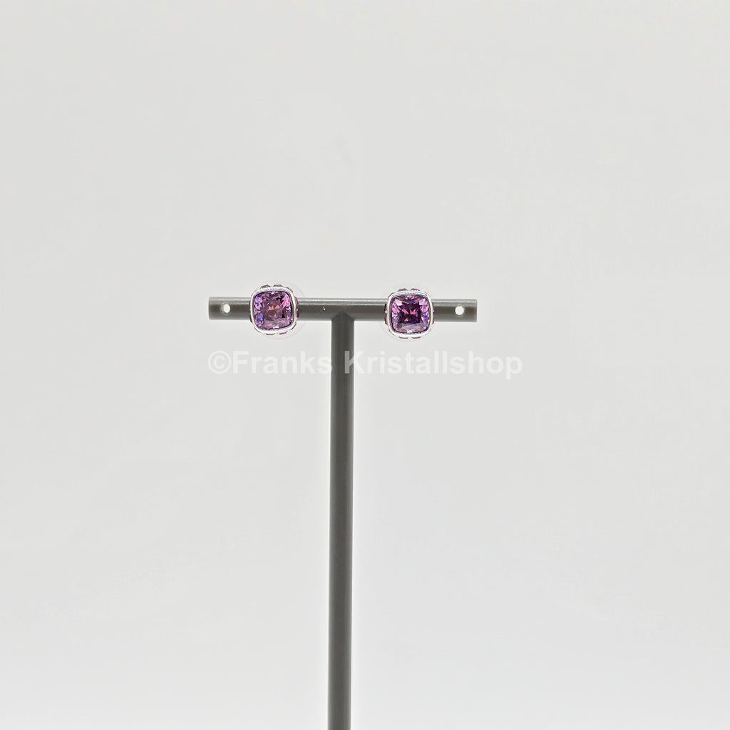 SWAROVSKI Birthstone Ohrstecker Februar, Violett, Lila Rhodiniert 5660797