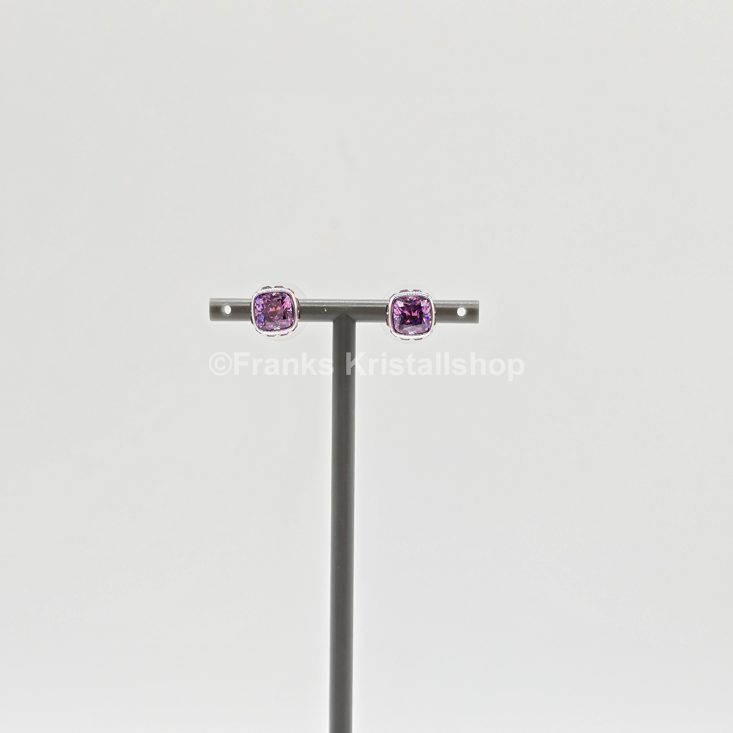 SWAROVSKI Birthstone Ohrstecker Februar, Violett, Lila Rhodiniert 5660797