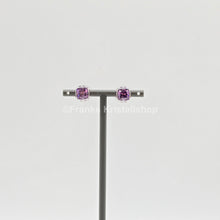 Lade das Bild in den Galerie-Viewer, SWAROVSKI Birthstone Ohrstecker, Februar, Violett, Lila Rhodiniert 5660797
