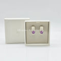 SWAROVSKI Birthstone Ohrstecker Februar, Violett, Lila Rhodiniert 5660797