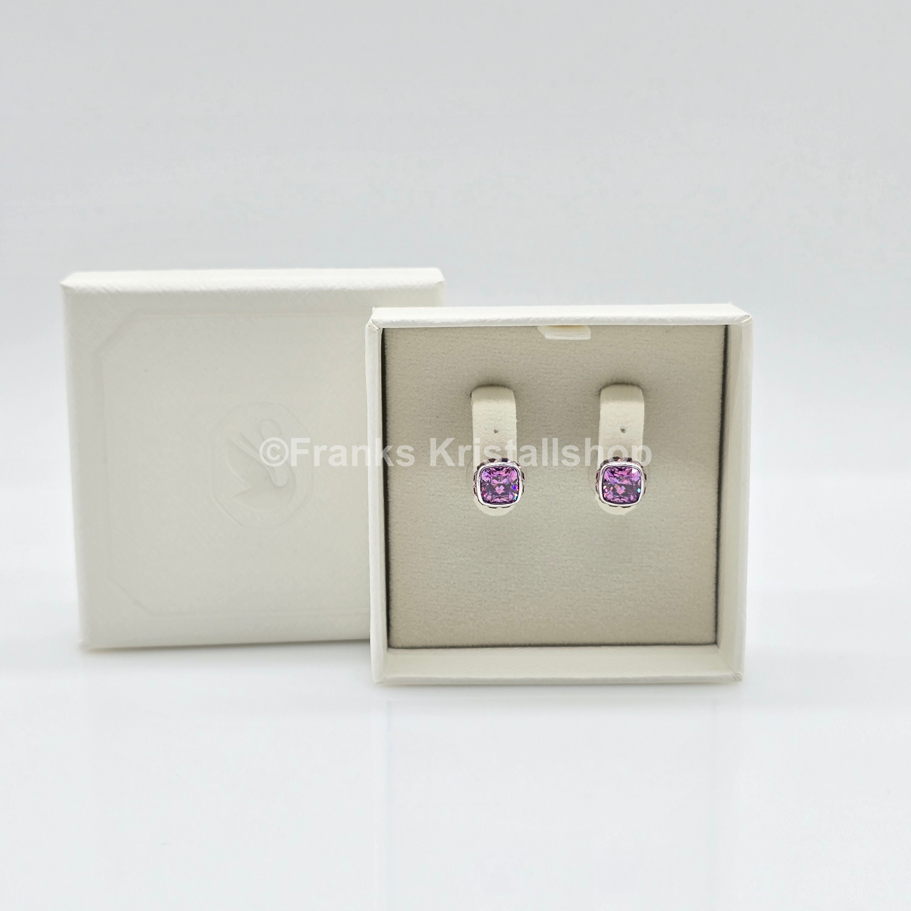 SWAROVSKI Birthstone Ohrstecker Februar, Violett, Lila Rhodiniert 5660797