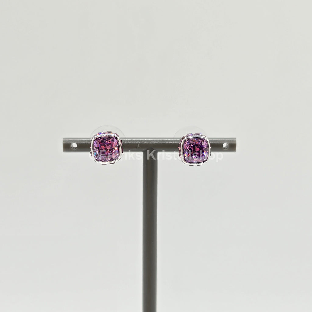 SWAROVSKI Birthstone Ohrstecker Februar, Violett, Lila Rhodiniert 5660797