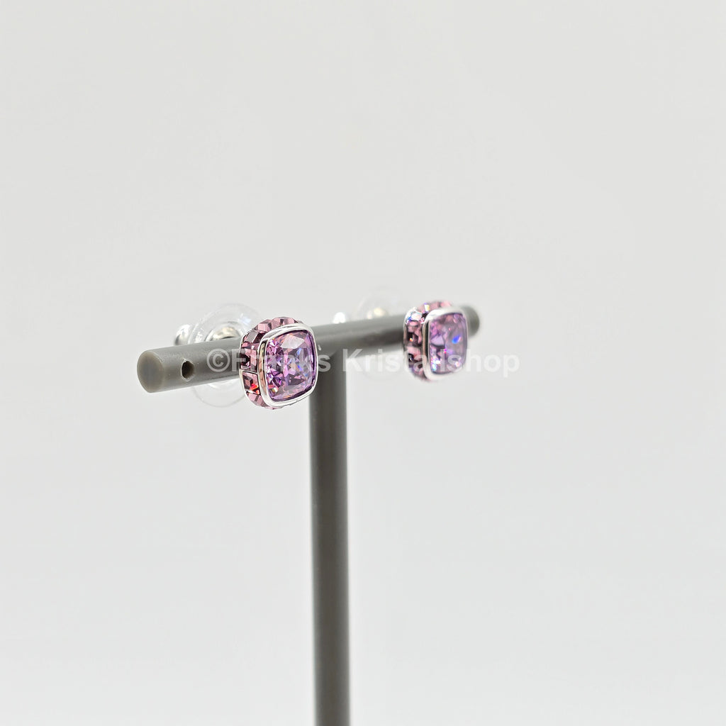 SWAROVSKI Birthstone Ohrstecker Februar, Violett, Lila Rhodiniert 5660797