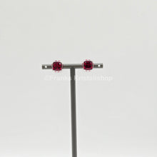 Lade das Bild in den Galerie-Viewer, SWAROVSKI Birthstone Ohrstecker, Januar, Rot, Rhodiniert 5660798
