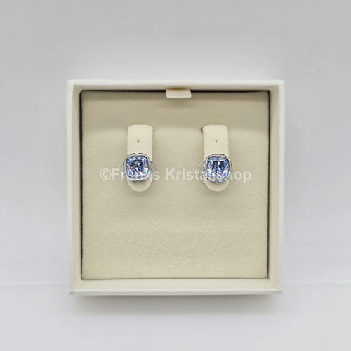 SWAROVSKI Birthstone Ohrstecker, März, Blau, Rhodiniert 5660800