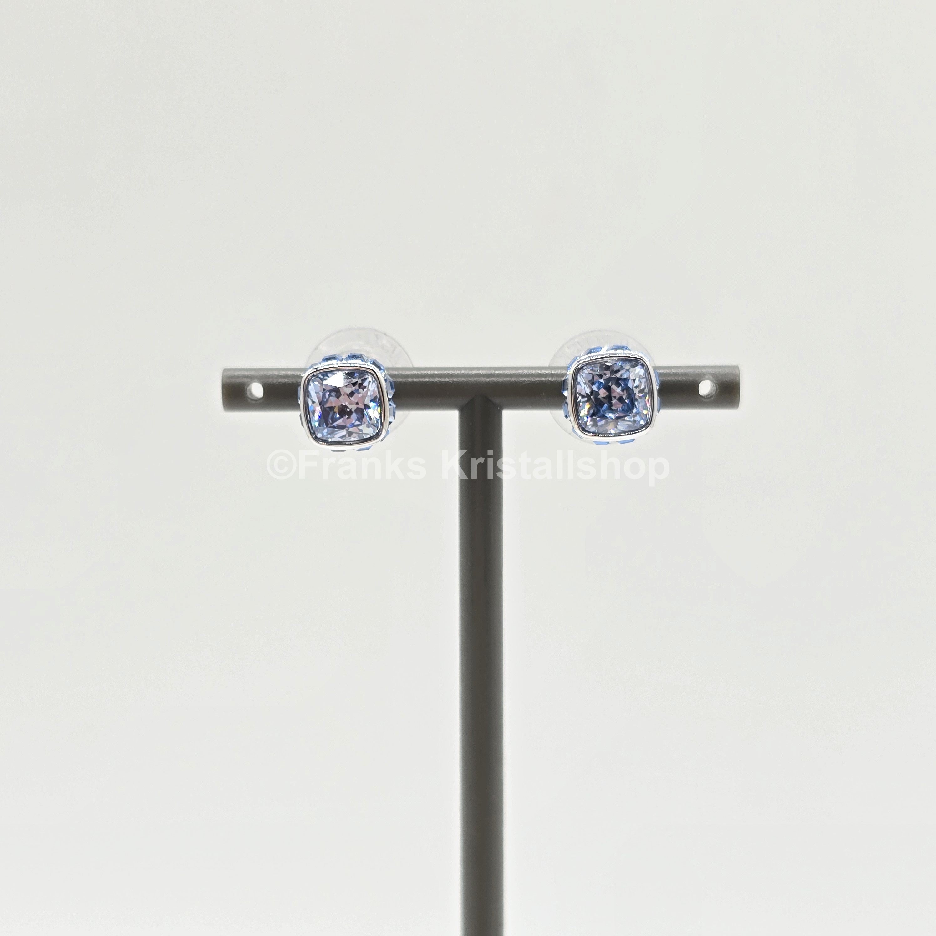 SWAROVSKI Birthstone Ohrstecker, März, Blau, Rhodiniert 5660800