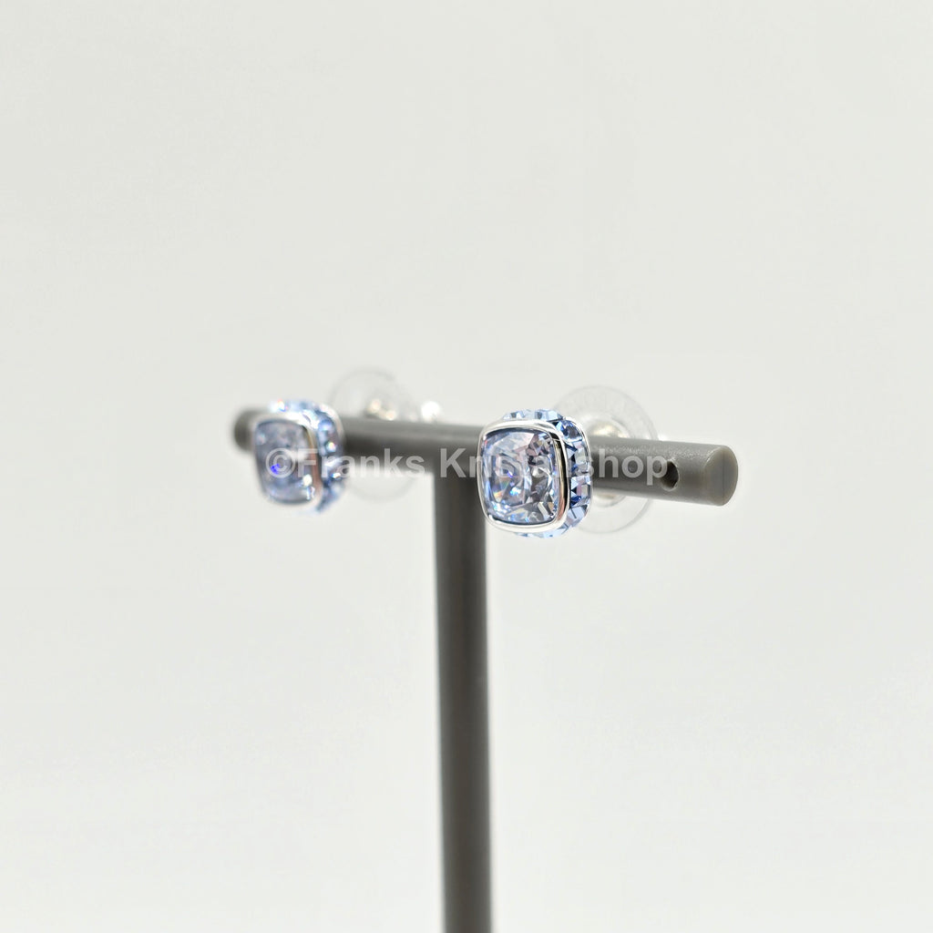SWAROVSKI Birthstone Ohrstecker, März, Blau, Rhodiniert 5660800