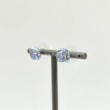 Lade das Bild in den Galerie-Viewer, SWAROVSKI Birthstone Ohrstecker, März, Blau, Rhodiniert 5660800
