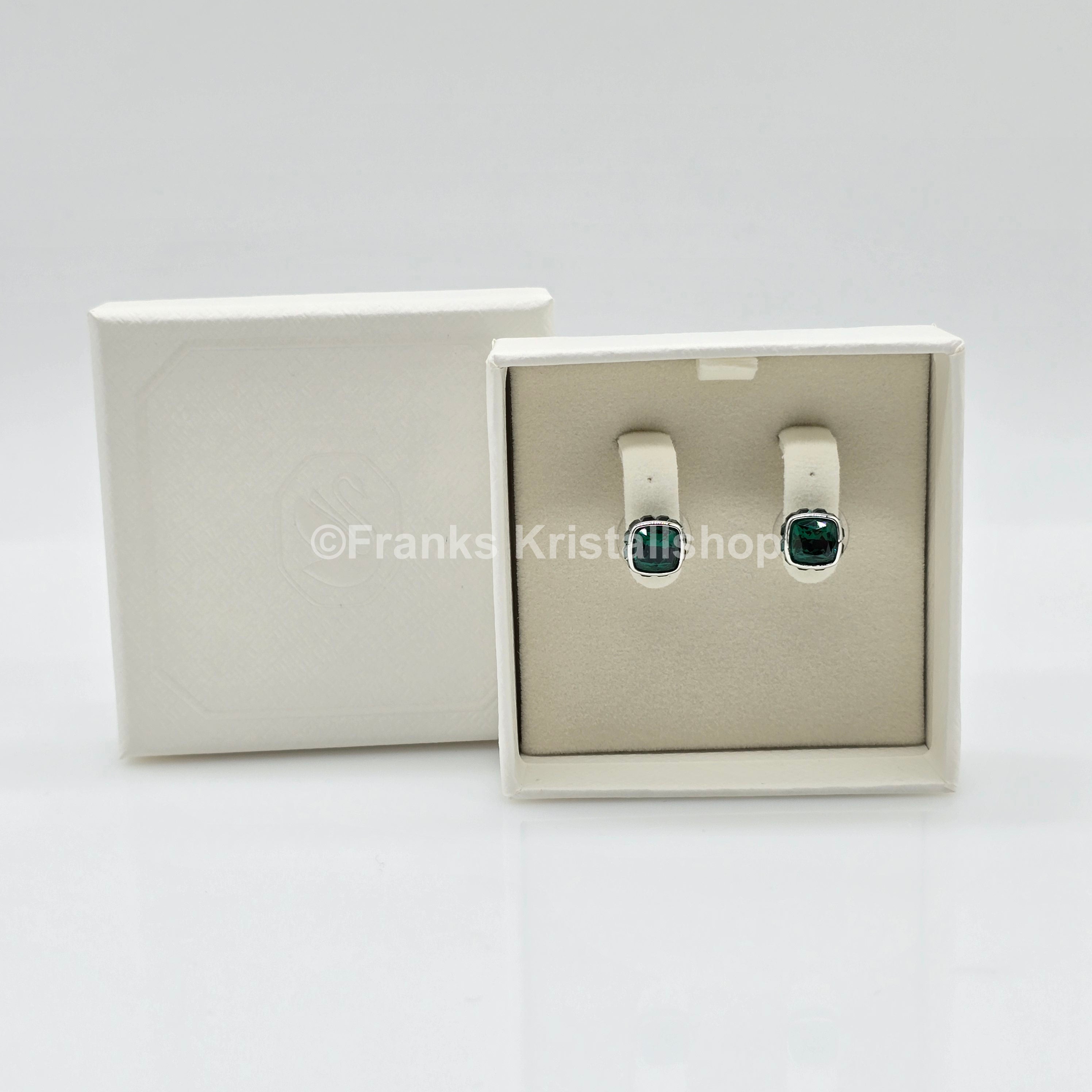 SWAROVSKI Birthstone Ohrstecker, Mai, Grün, Rhodiniert 5660801