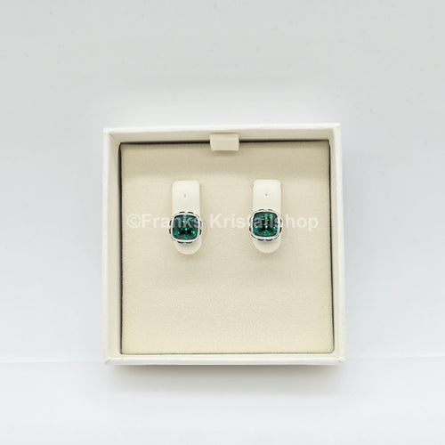 SWAROVSKI Birthstone Ohrstecker, Mai, Grün, Rhodiniert 5660801