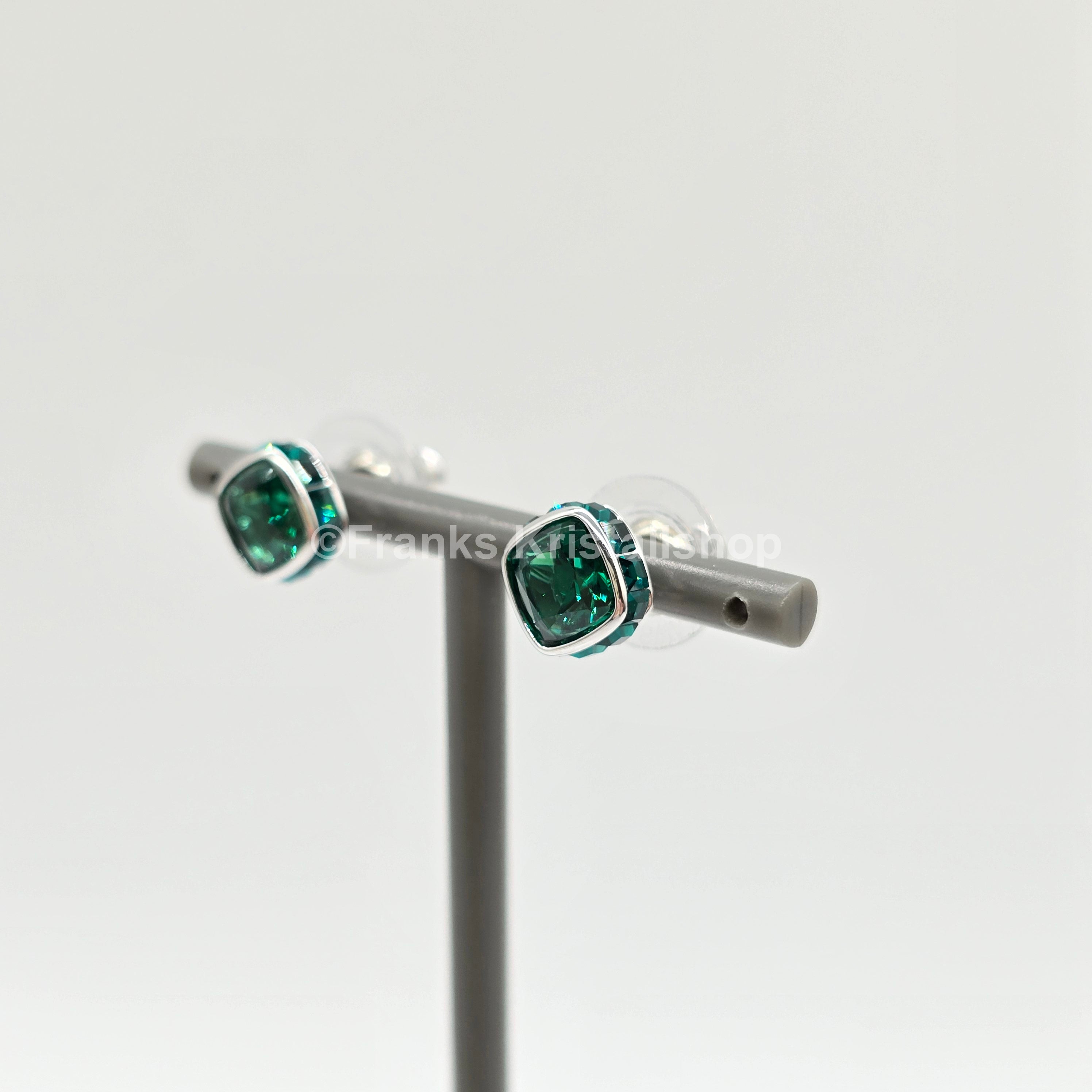 SWAROVSKI Birthstone Ohrstecker, Mai, Grün, Rhodiniert 5660801