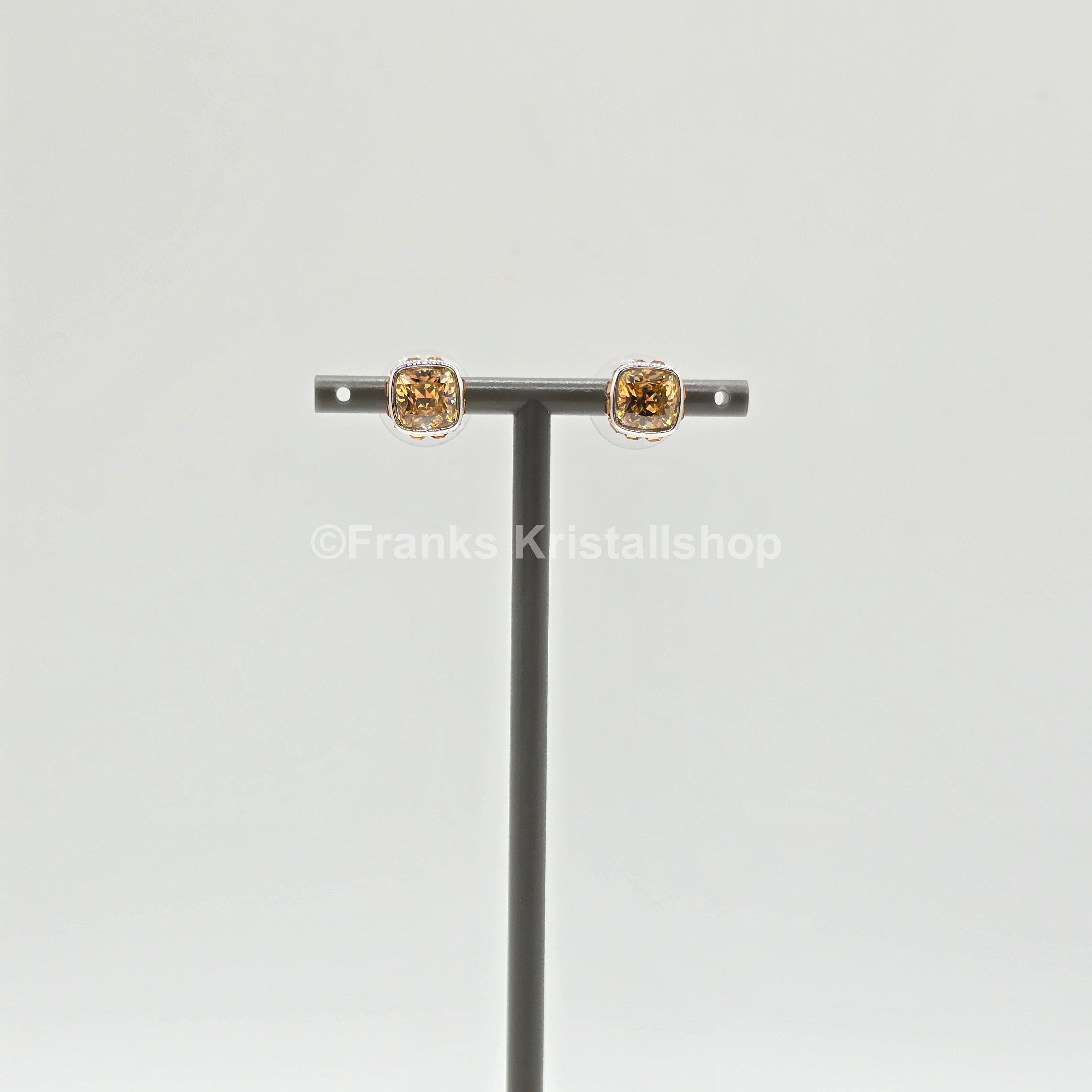 SWAROVSKI Birthstone Ohrstecker, November, Gelb, Rhodiniert 5660802
