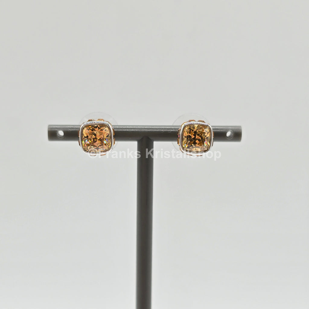 SWAROVSKI Birthstone Ohrstecker, November, Gelb, Rhodiniert 5660802