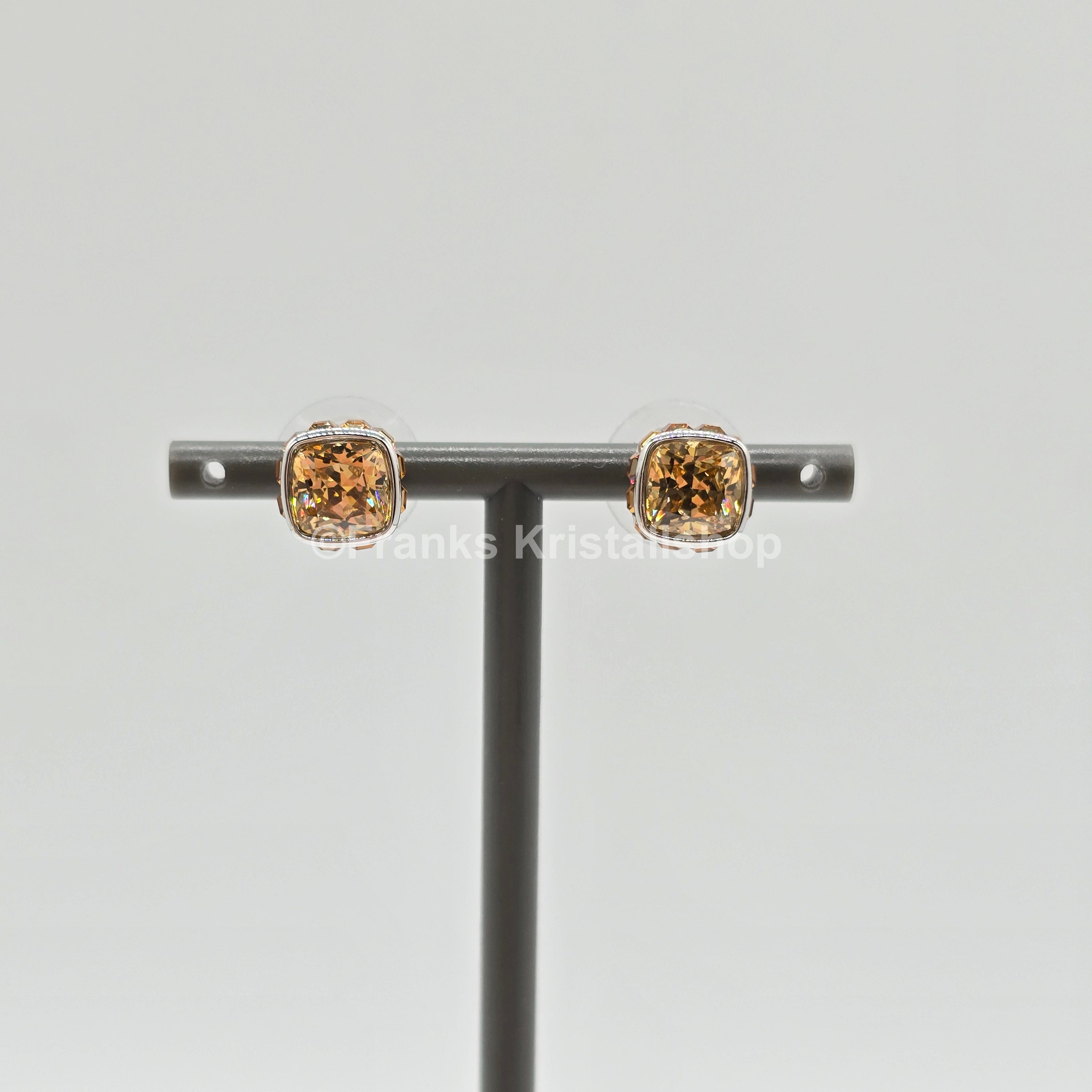 SWAROVSKI Birthstone Ohrstecker, November, Gelb, Rhodiniert 5660802