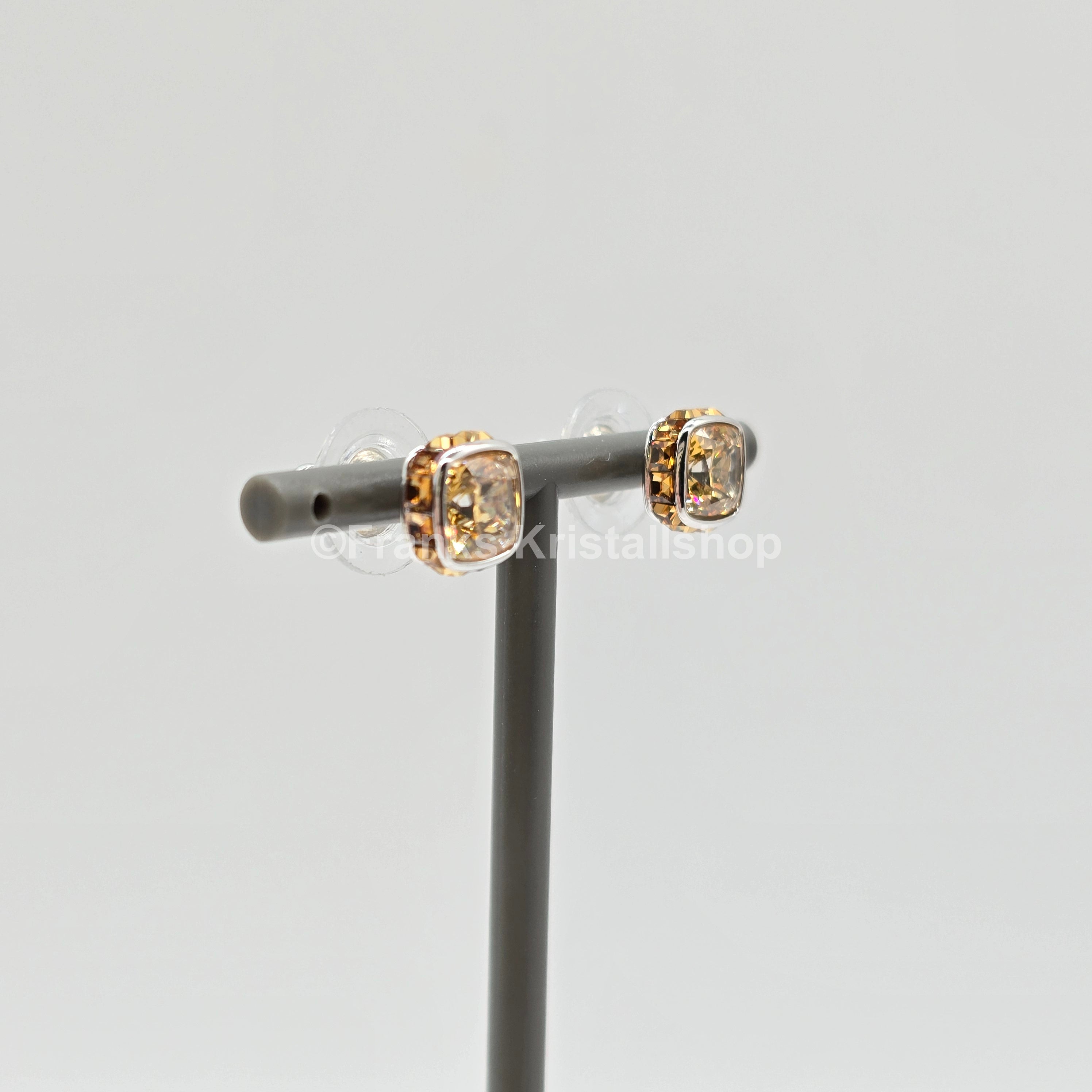 SWAROVSKI Birthstone Ohrstecker, November, Gelb, Rhodiniert 5660802