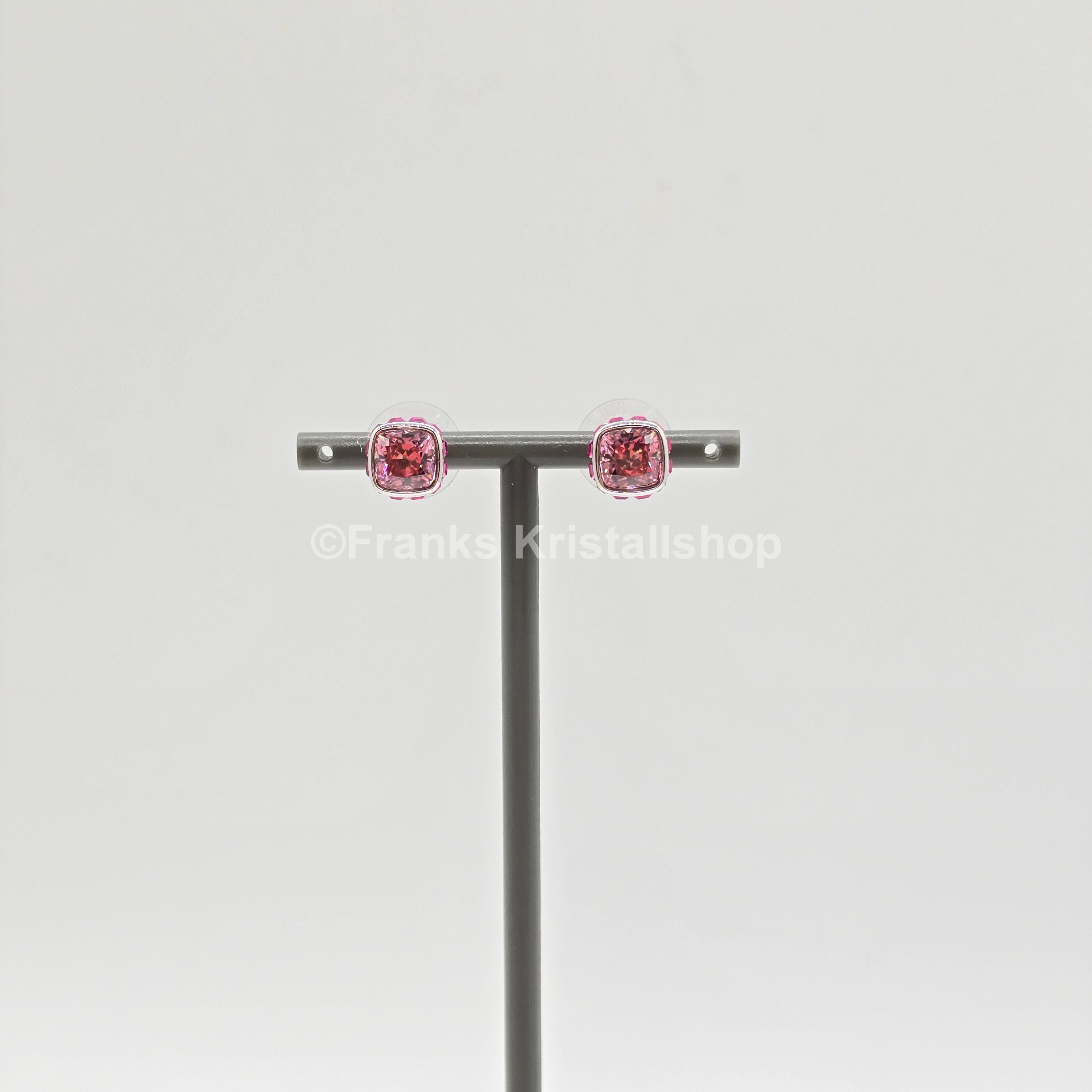 SWAROVSKI Birthstone Ohrstecker, Oktober, Rosa, Rhodiniert 5661960