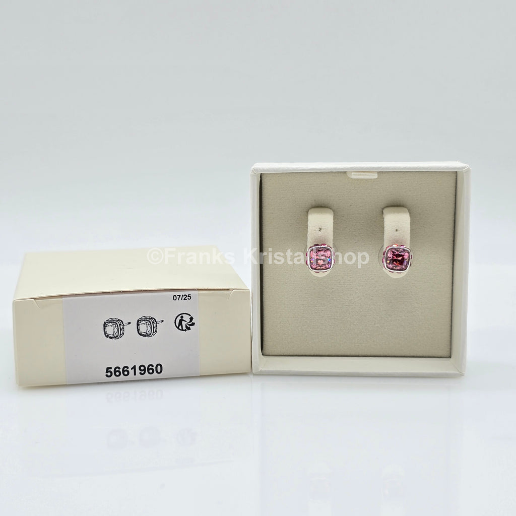 SWAROVSKI Birthstone Ohrstecker, Oktober, Rosa, Rhodiniert 5661960