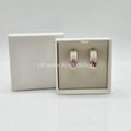 SWAROVSKI Birthstone Ohrstecker, Oktober, Rosa, Rhodiniert 5661960