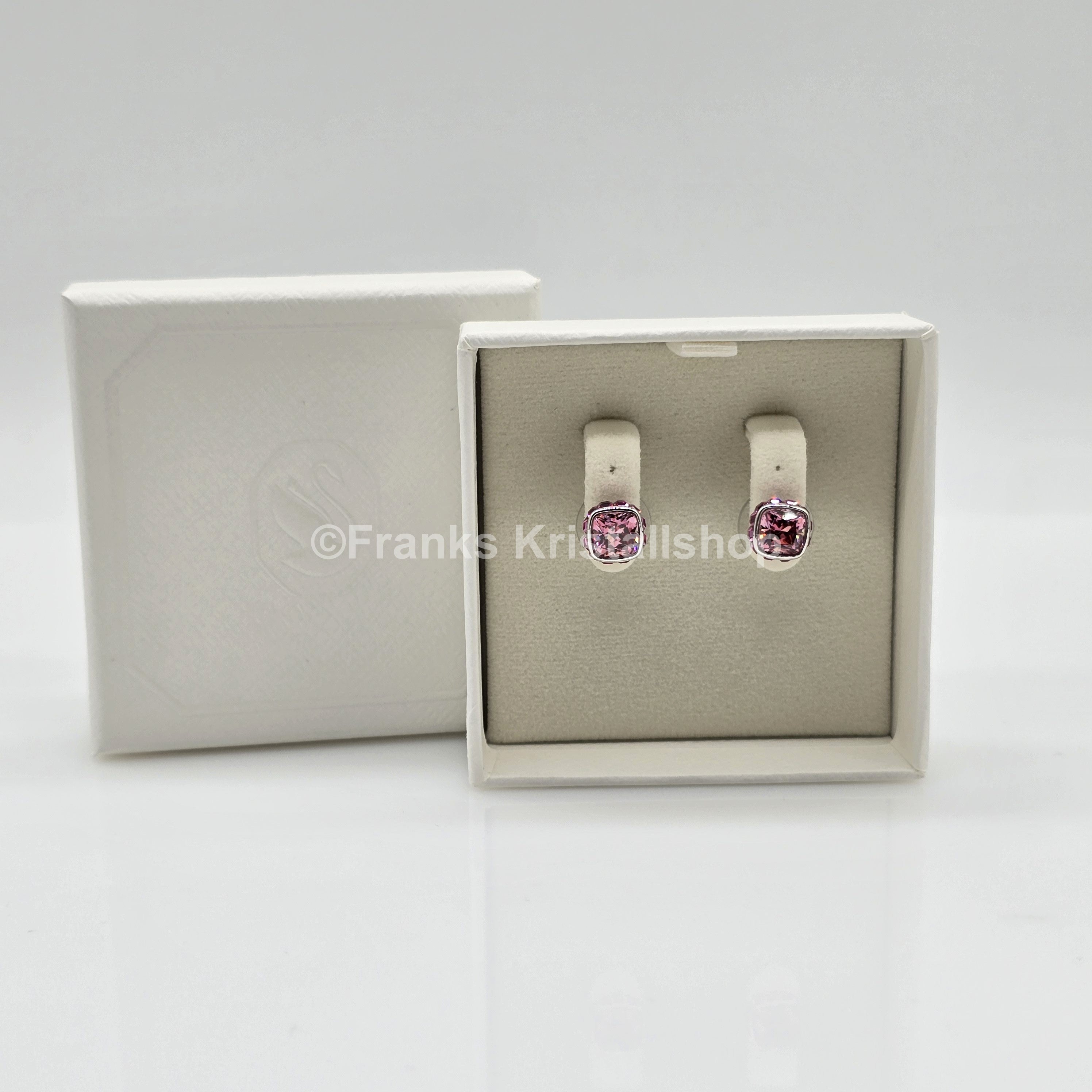 SWAROVSKI Birthstone Ohrstecker, Oktober, Rosa, Rhodiniert 5661960